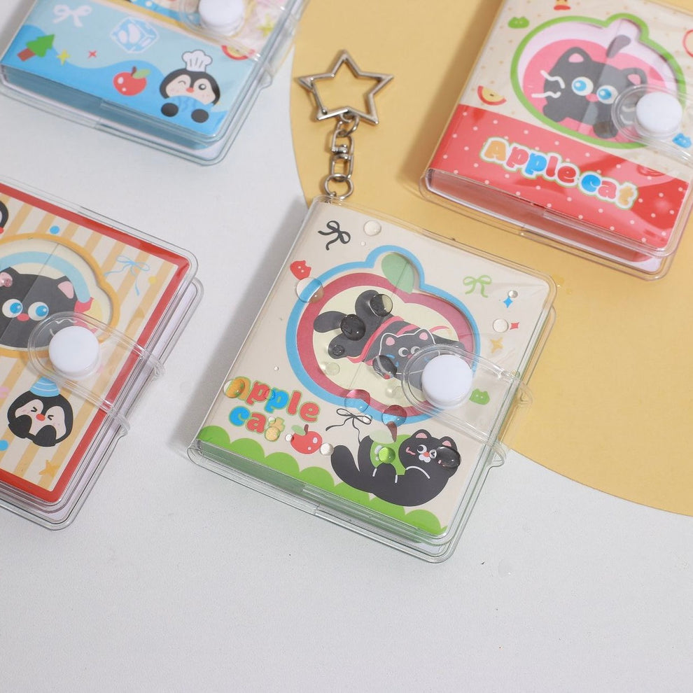 Kawaii Animal Pocket Keychain Diary ( 1pc )