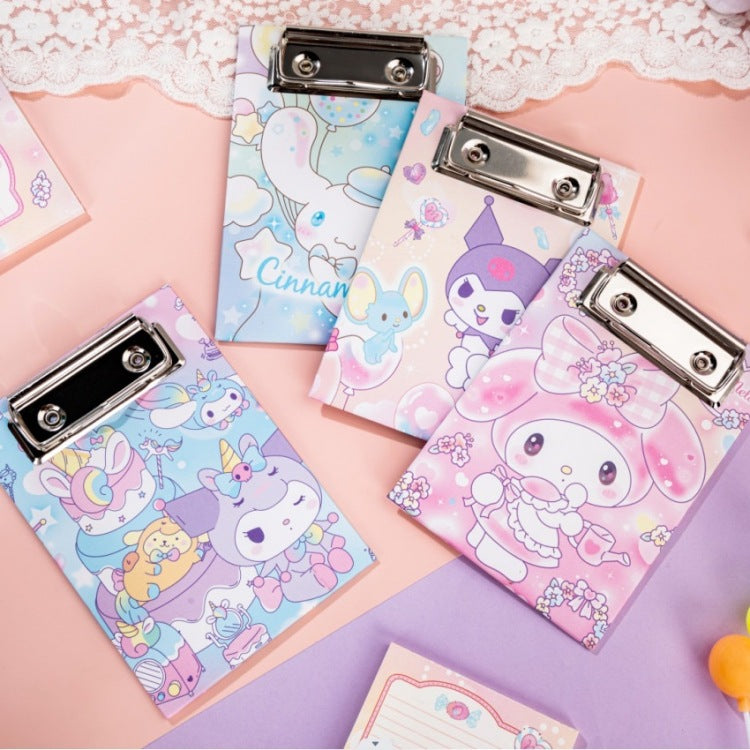 Sanrio ClipBoard Notepad With Pen ( 1pc )