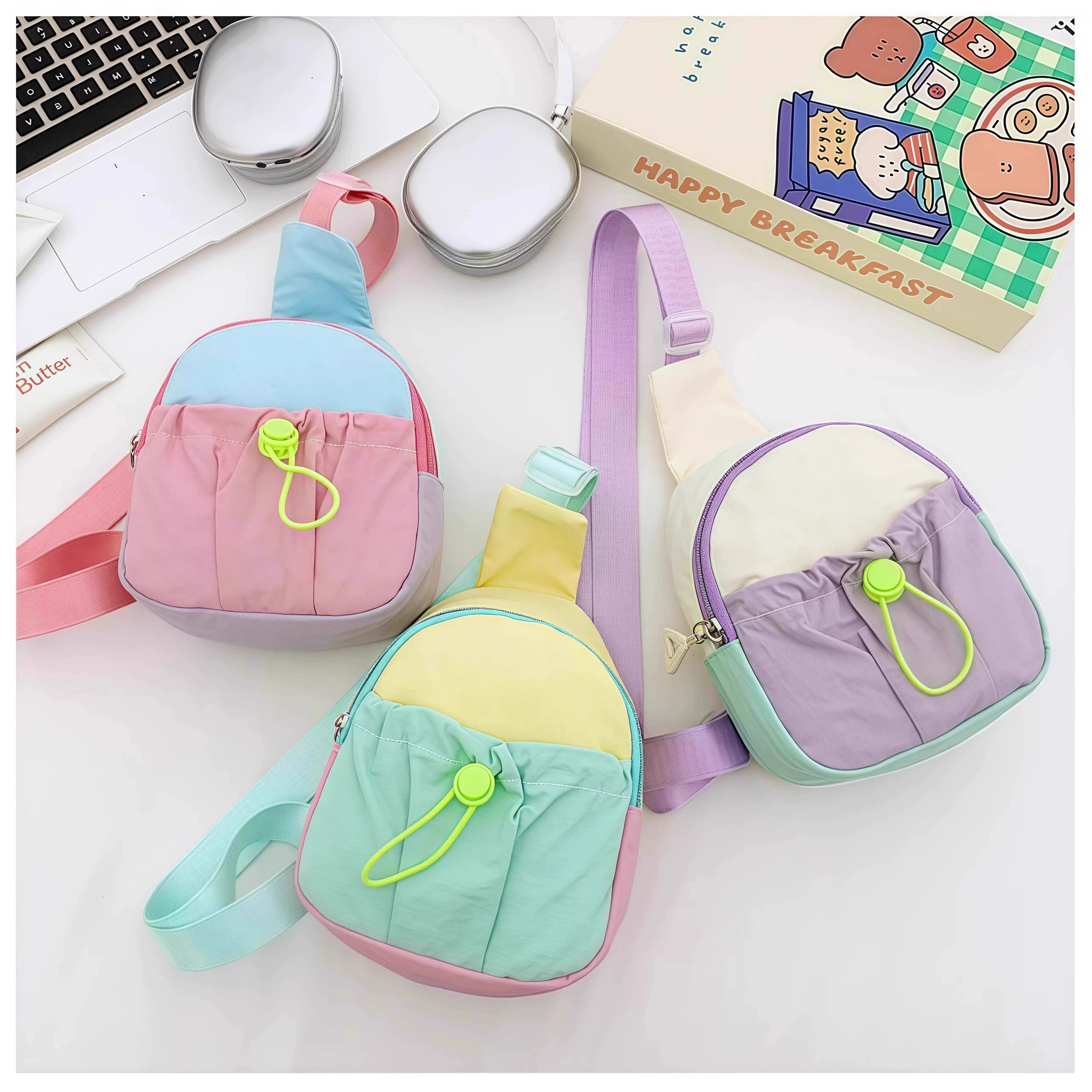 Pastel Cross Body Sling Chest Bag ( 1pc )