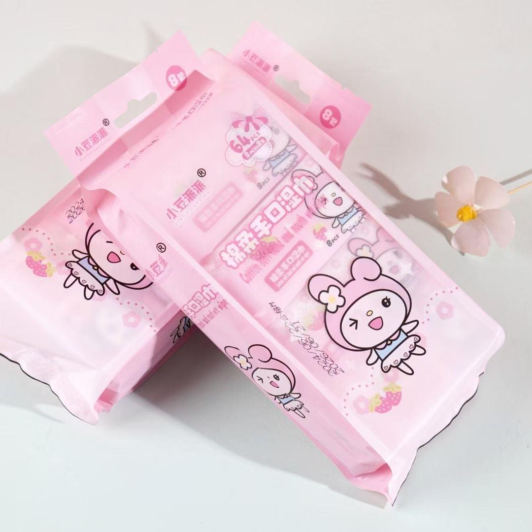 Sanrio Wet Tissue Pack ( 8 Packs )