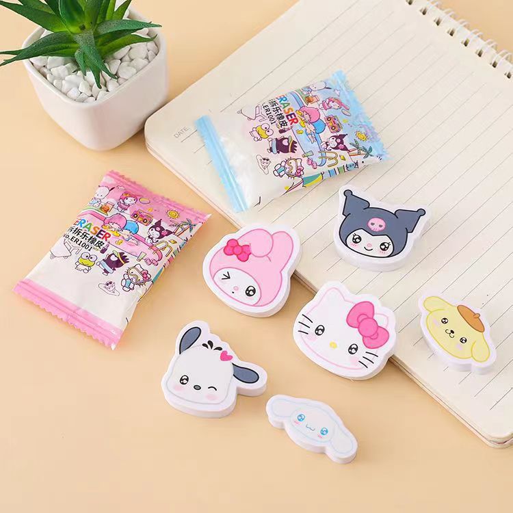 Sanrio 3D Mystery Surprise Erasers ( 1 pack )