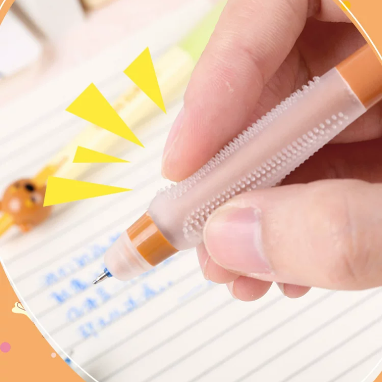 Puppy Dog Erasable Blue Gel Pen Set ( 4pcs )