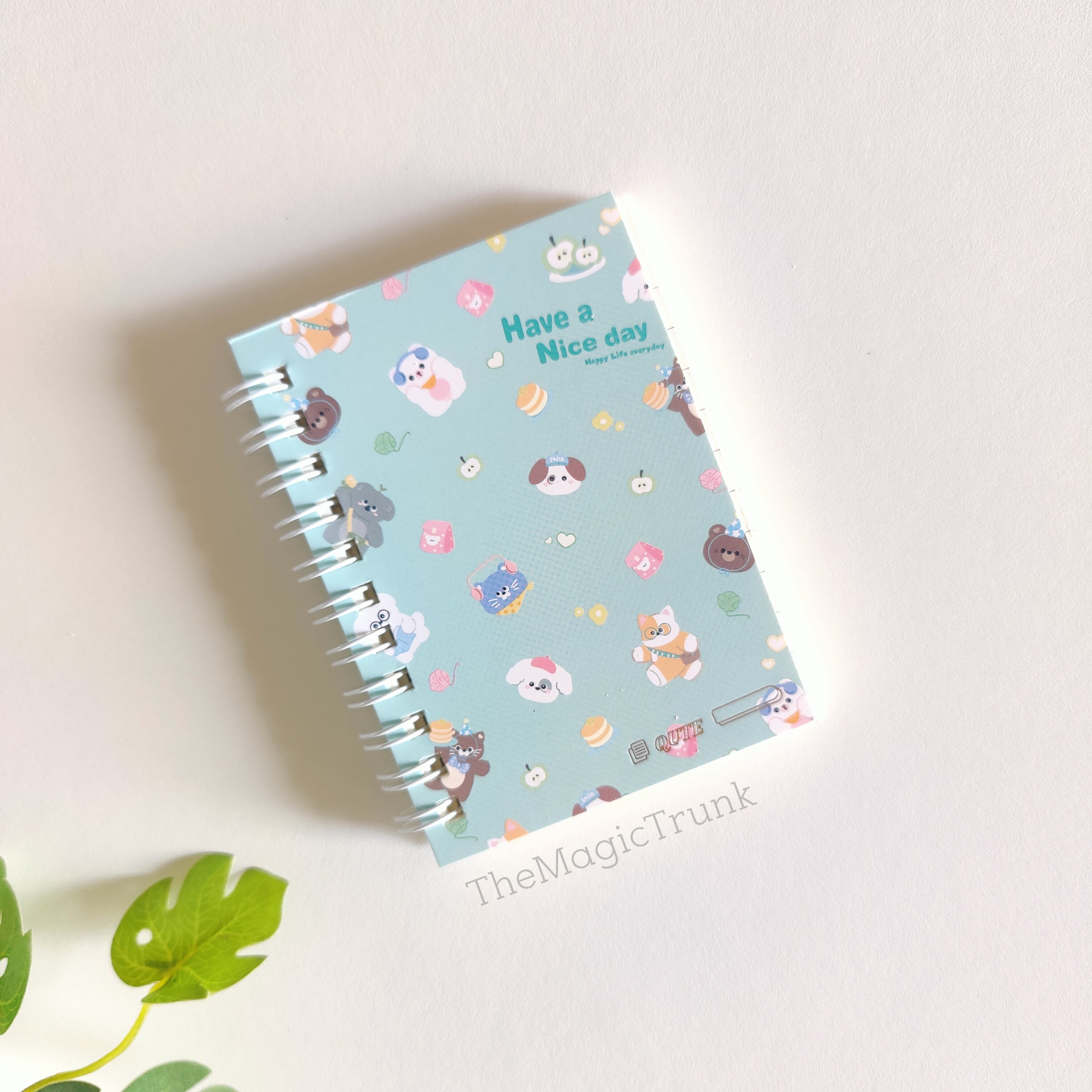Kawaii Spiral Pocket Notebook Diary ( 1pc )