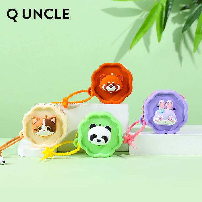 Cute Silicone Coin Purse Pouch with Keychain ( 1pc )