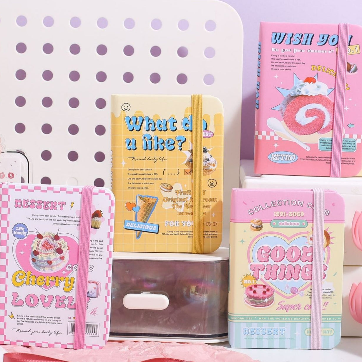 Retro Notebook Dairy A7 ( 1pc )