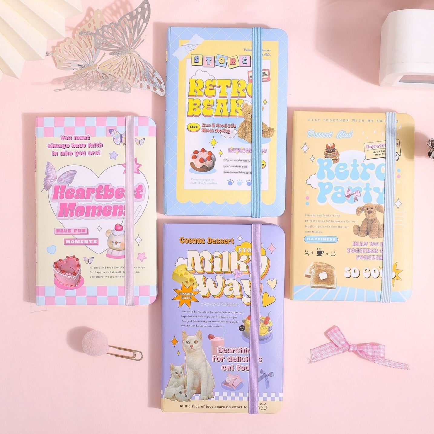 Retro Notebook Diary A6 ( 1pc )