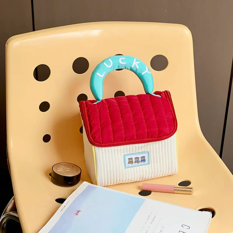 Pinteresty Hut Style Cosmetic Makeup Vanity Organizer Pouch ( 1pc )