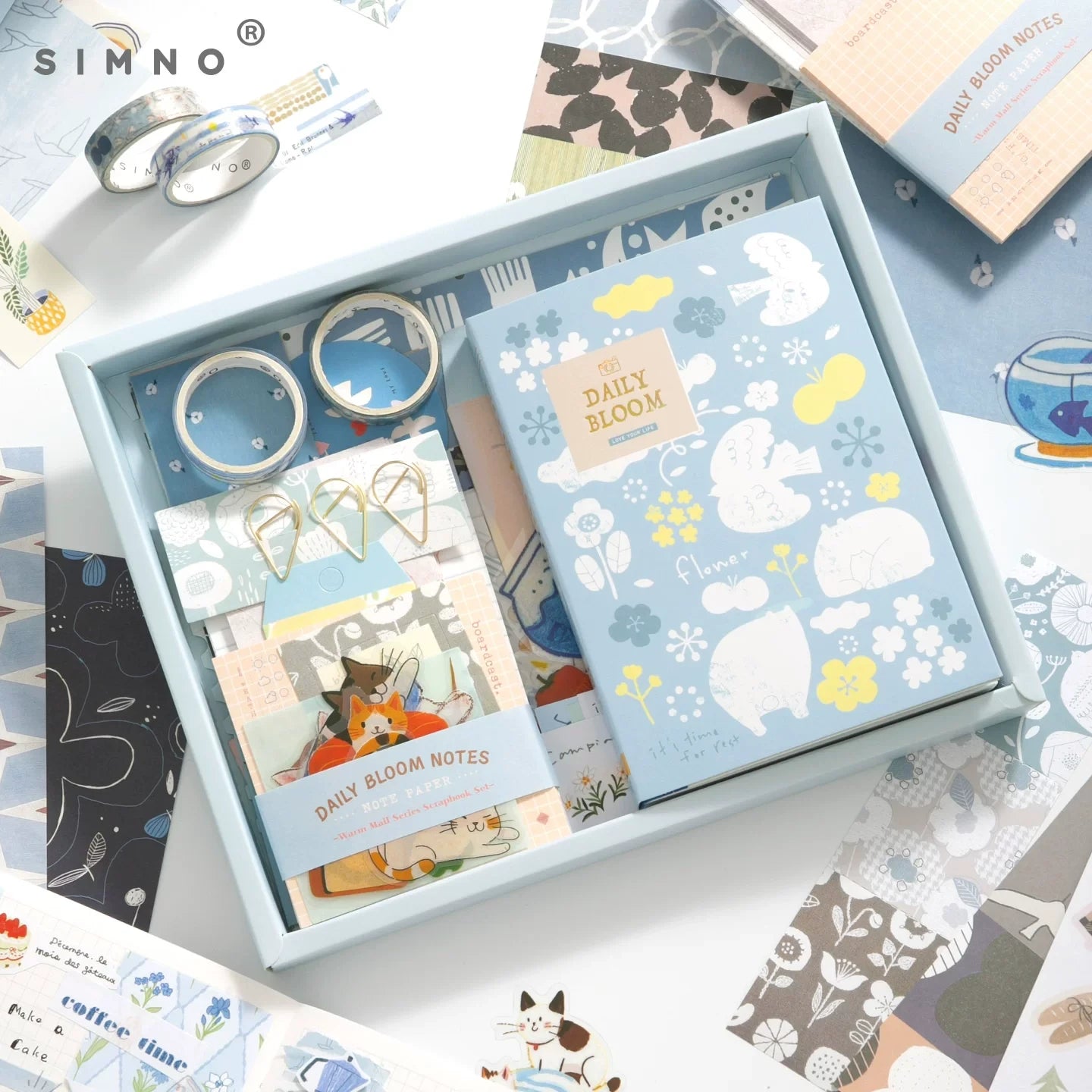 Daily Bloom Journaling & Scrapbooking Gift Set ( 1set )