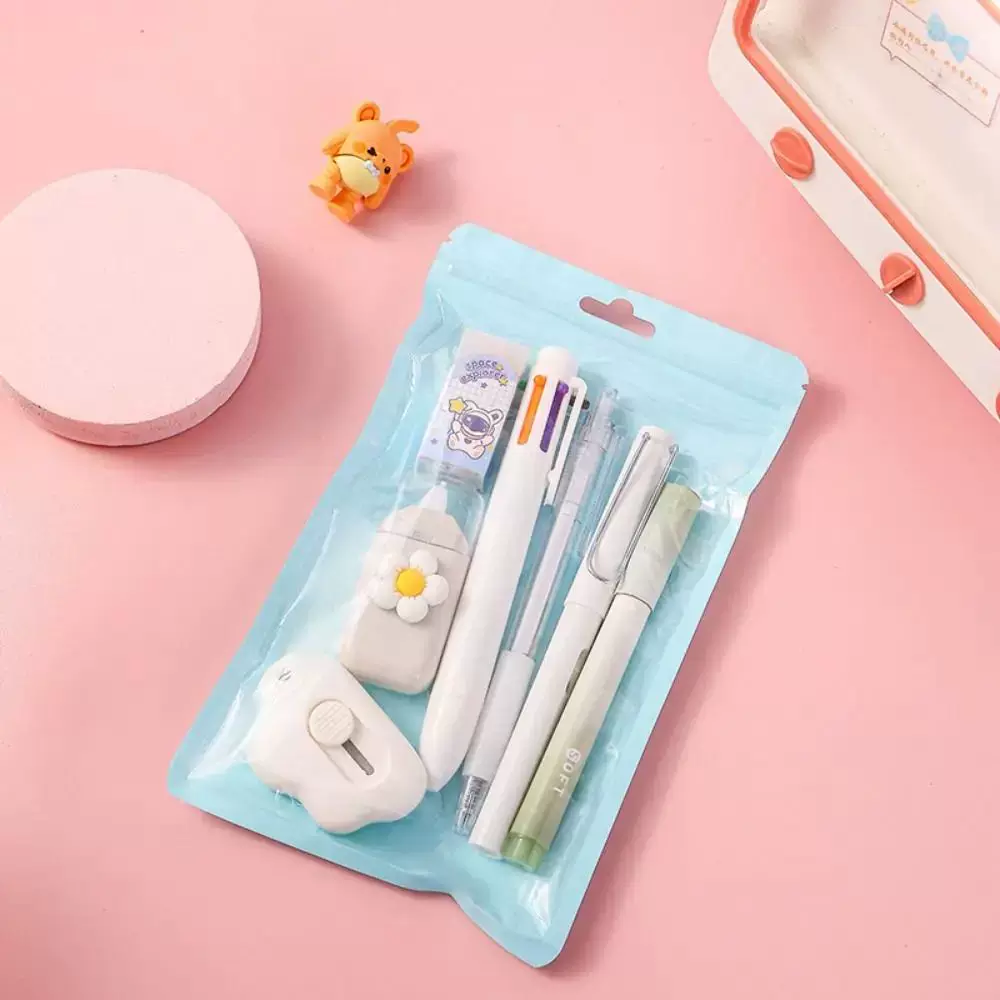 Aesthetic Kawaii Stationery Set 7 in 1 ( 7pcs )