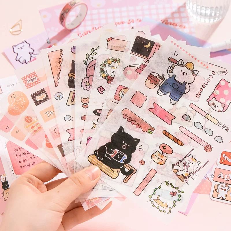 Cats Letter Journaling  Scrapbooking Gift Set ( 1 set )