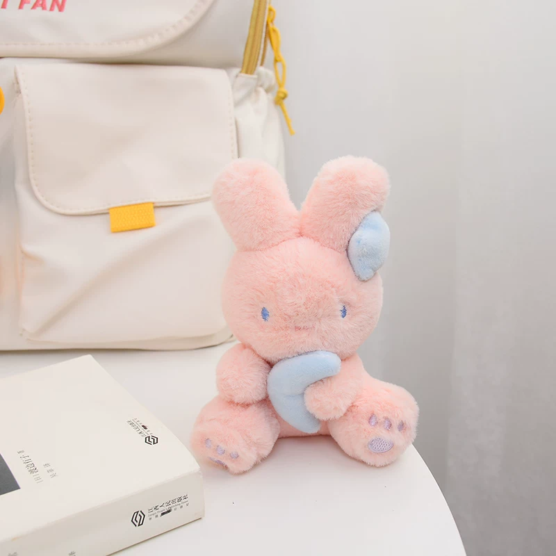 Night Bunny Soft Plush Keychain ( 1pc )