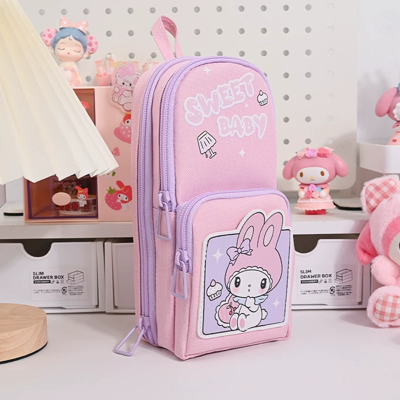Sanrio Double Layer Multipurpose Pencil Stationery Pouch ( 1pc )
