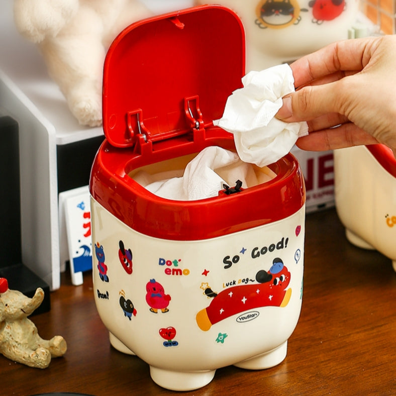Kawaii Dustbin Trash Can ( 1pc )