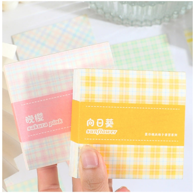 Pastel Grid Sticky Notes ( 1pc )