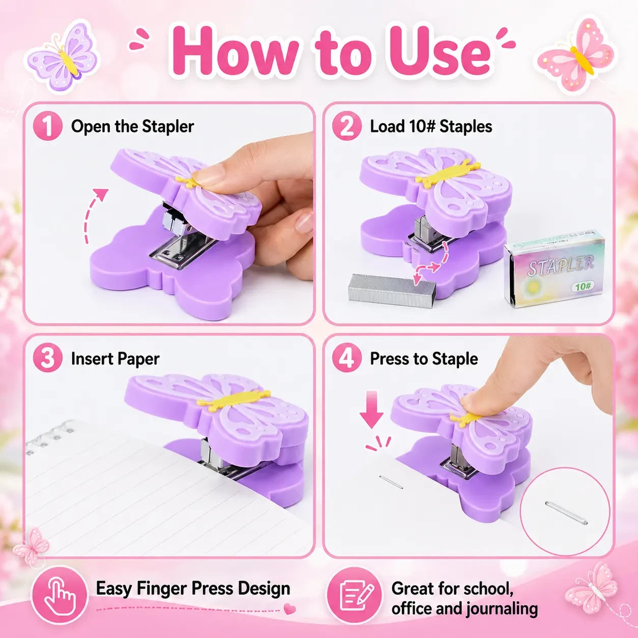 Butterfly Stapler Set ( 1pc )