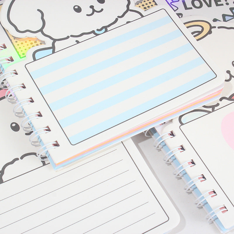Puppy Holographic Spiral Notebook Diary ( 1pc )