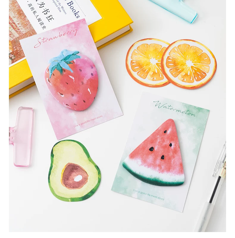 Fruit Pop Sticky Notes ( 4pcs )