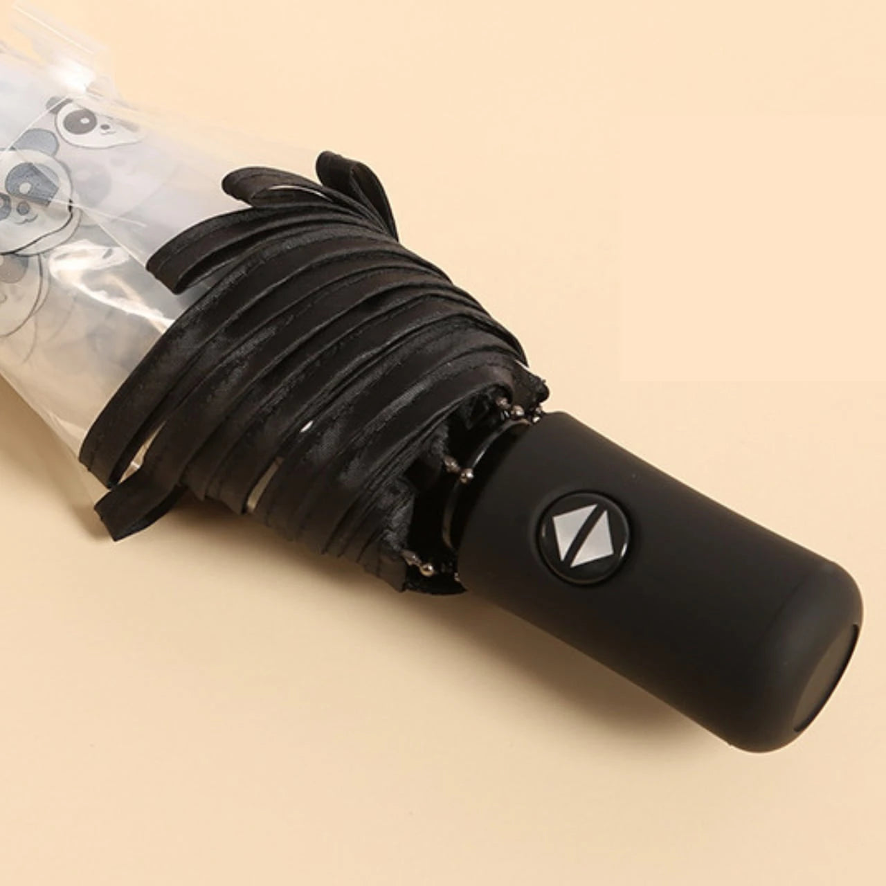 Panda Transparent Automatic Umbrella ( 1pc )