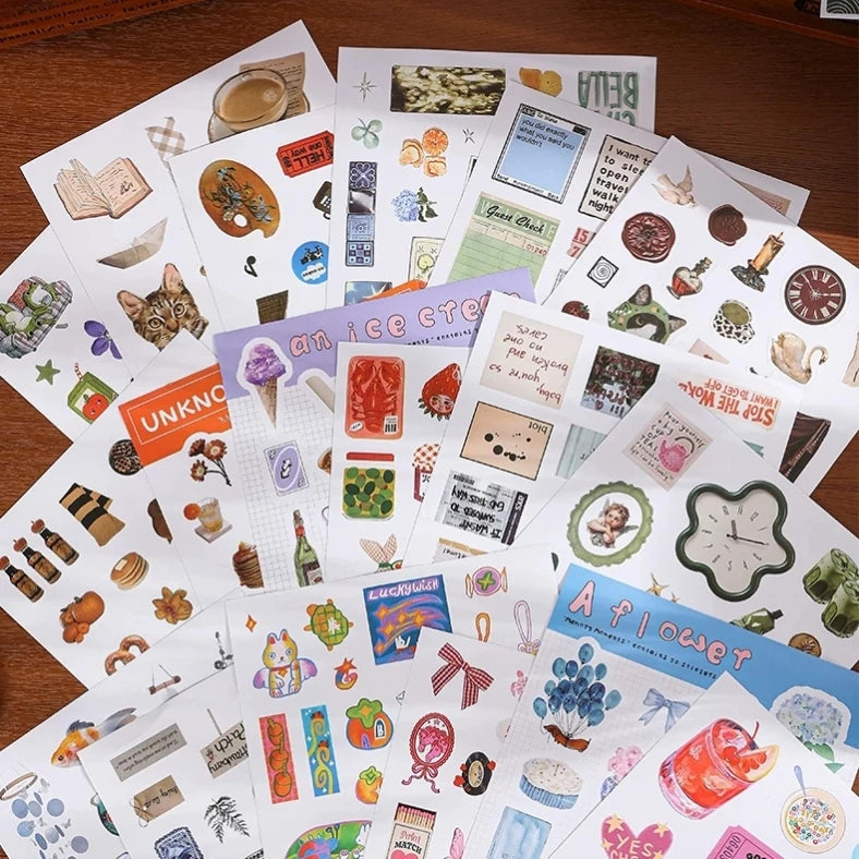 Daylight Gathering Collection Journaling Scrapbooking Sticker Book ( 50sheets )