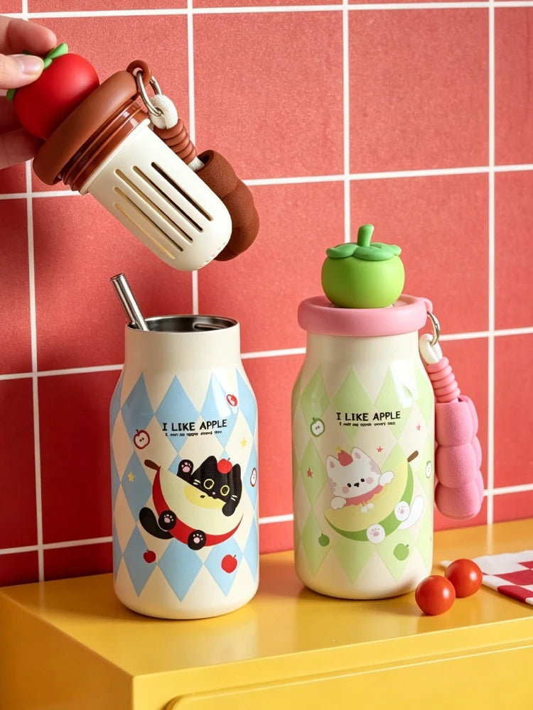 Pinteresty Pet Fruit Stainless Steel Tumbler ( 1pc )