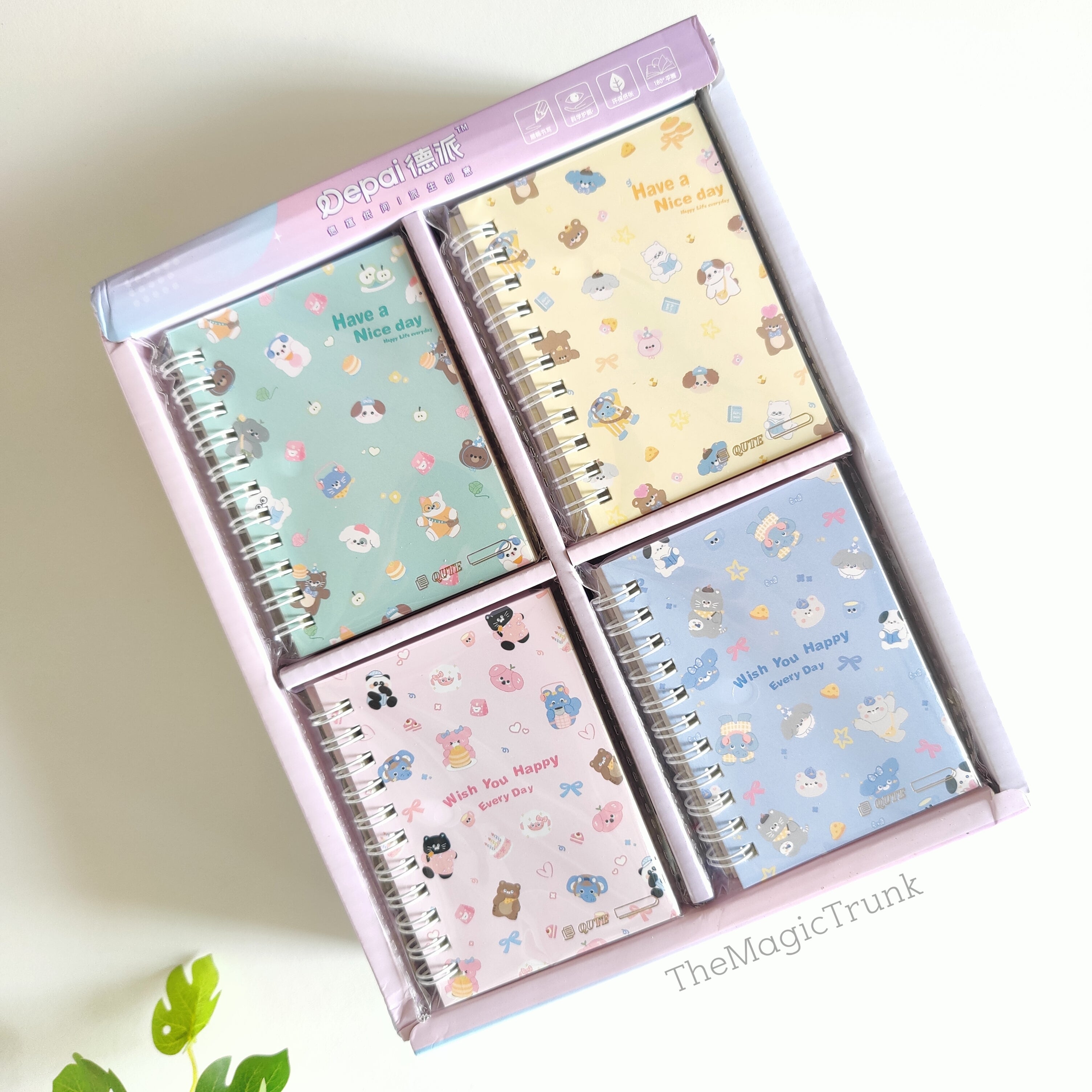 Kawaii Spiral Pocket Notebook Diary ( 1pc )