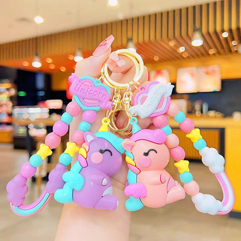 Unicorn Charm Keychain ( 1pc )