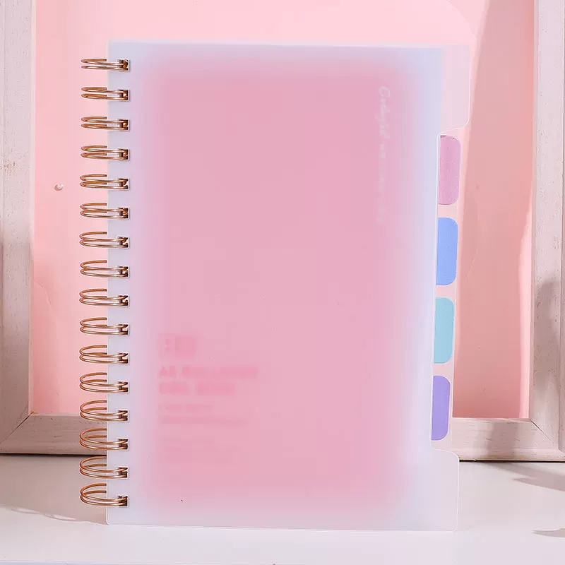 Gradient Morandi Spiral Notebook Diary ( 1pc )