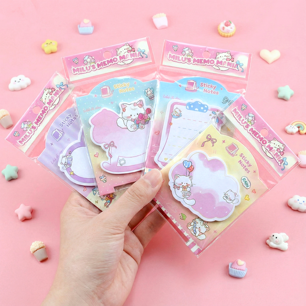 Milu Cat Sticky Notes ( 1pc )