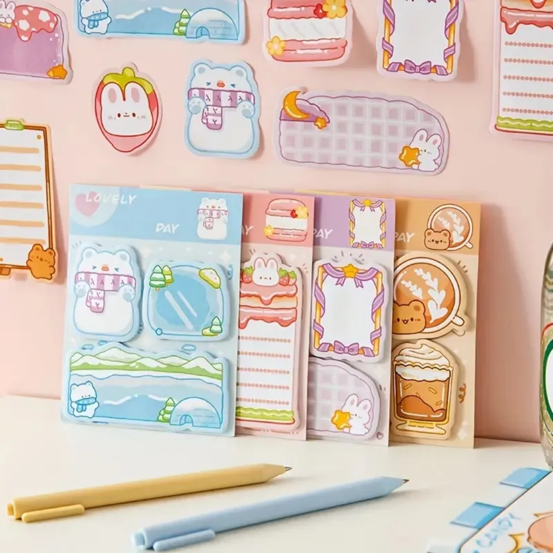 Chibi Charm Kawaii Sticky Notes ( 1pc )