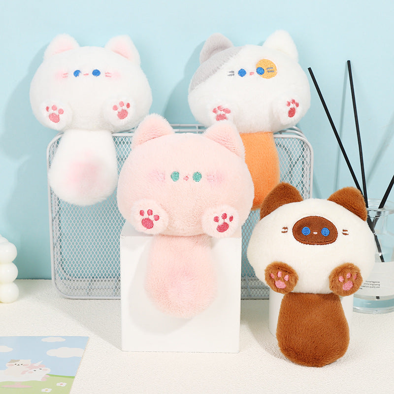 Kitty Cat Soft Plush Keychain ( 1pc )
