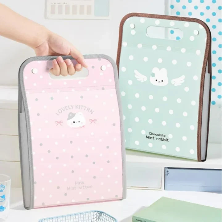 Aesthetic Polka Dot Vertical A4 With 13 Layers ( 1pcs )