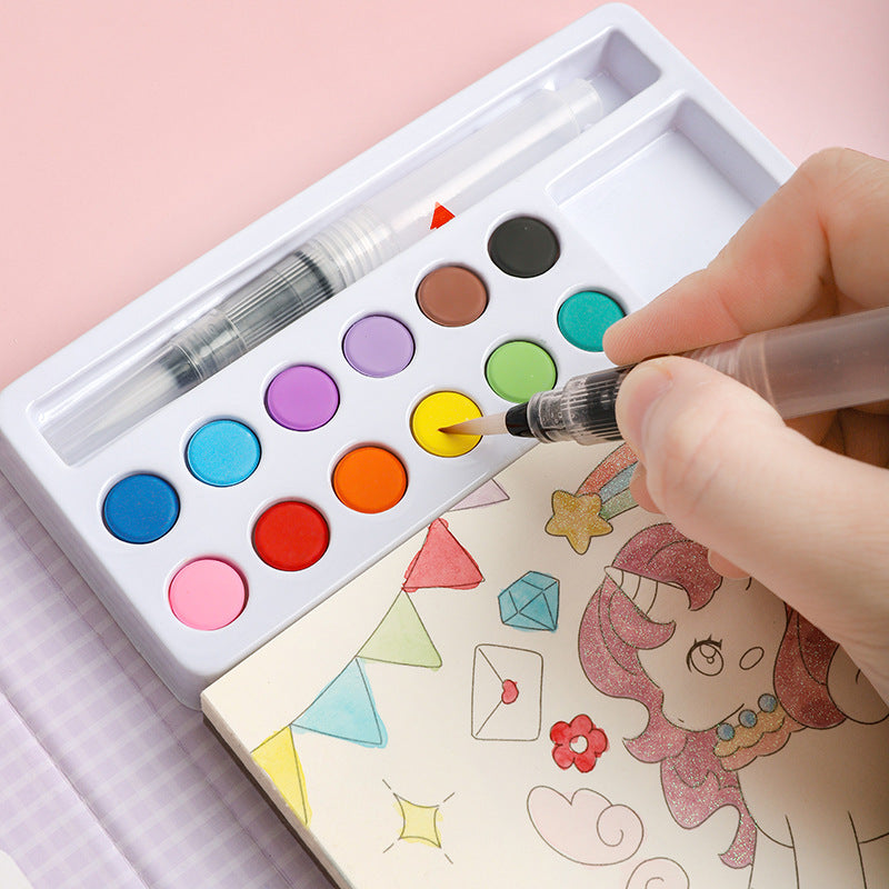 Watercolor Colouring Book ( 1pc )