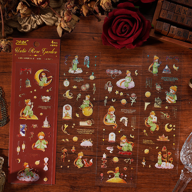 Meet The Stars Series Journaling Scrapbooking Stickers Sheets ( 4sheets )