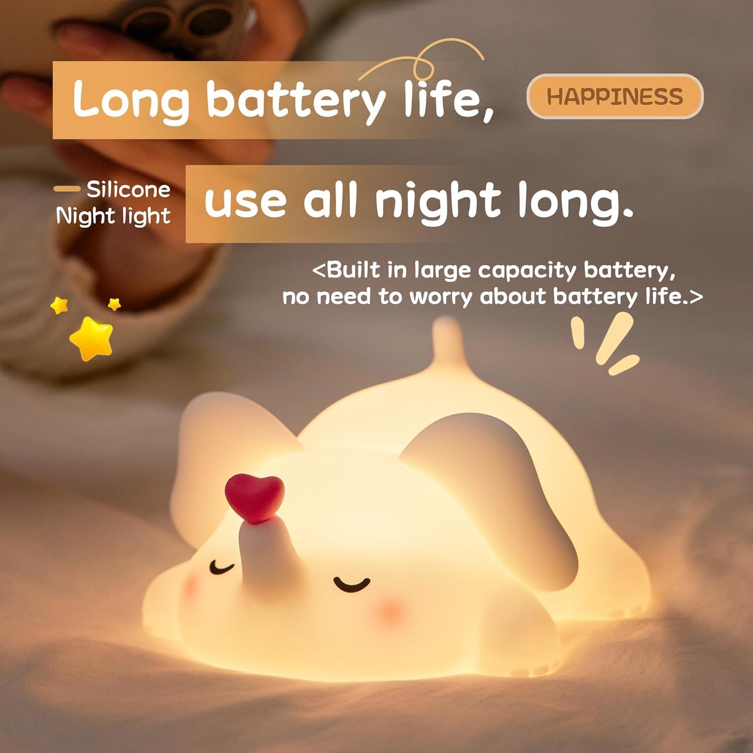 Jumbo Elephant Silicon Lamp Rechargeable ( 1pc )