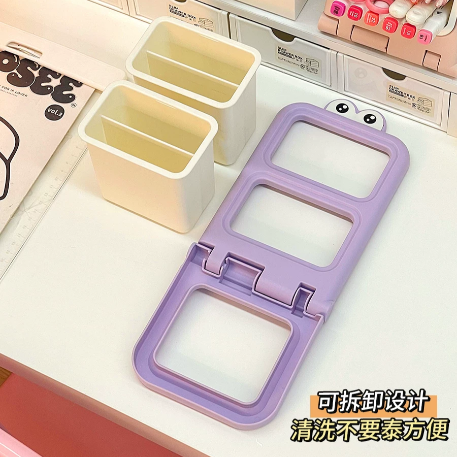 Kawaii Tilted Slanted Pen Desk Organiser ( 1pc )
