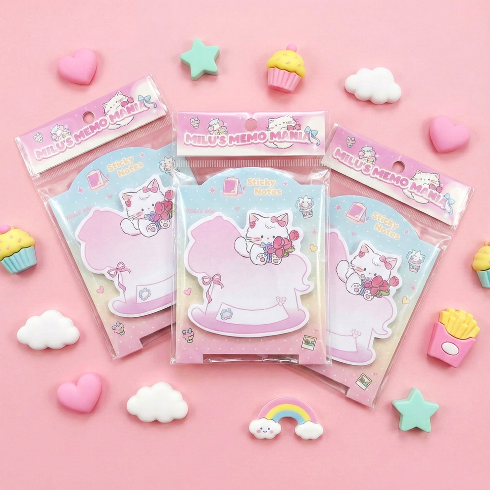Milu Cat Sticky Notes ( 1pc )