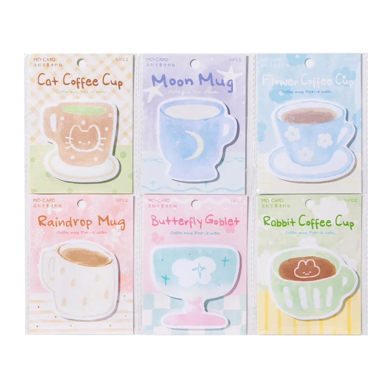 Cup Collector Adorable Sticky Notes ( 1pc )
