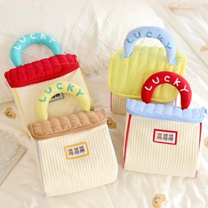 Pinteresty Hut Style Cosmetic Vanity Pouch ( 1pc )