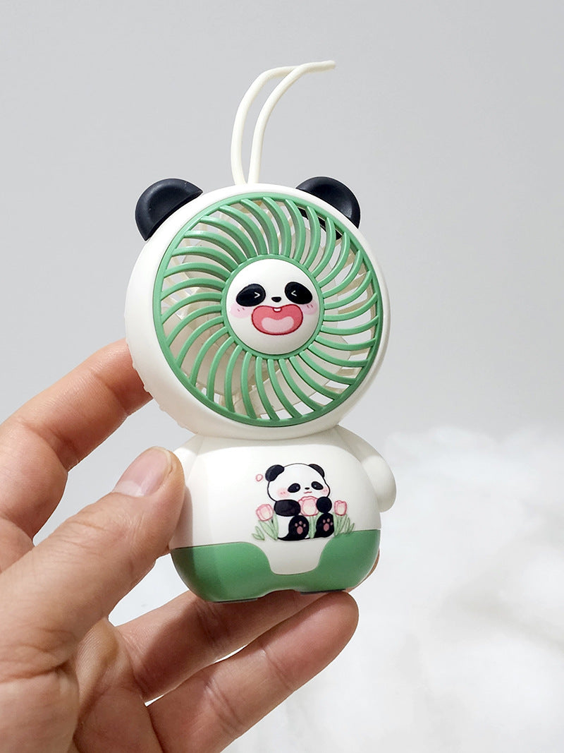 Panda Three Speed Hand Fan Rechargeable ( 1pc )