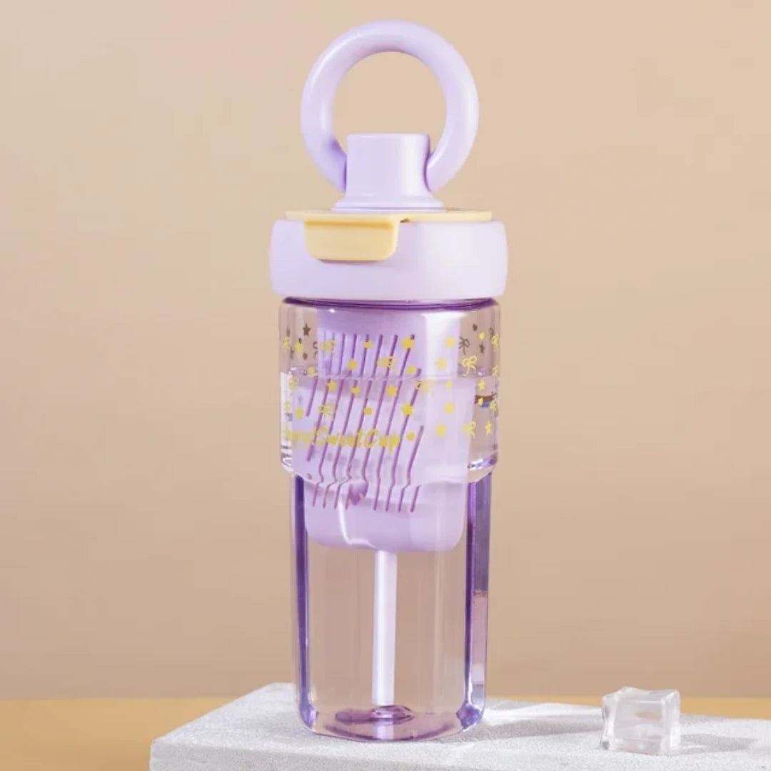 Pinteresty Bow Infuser Bottle Tumbler with Straw ( 1pc )