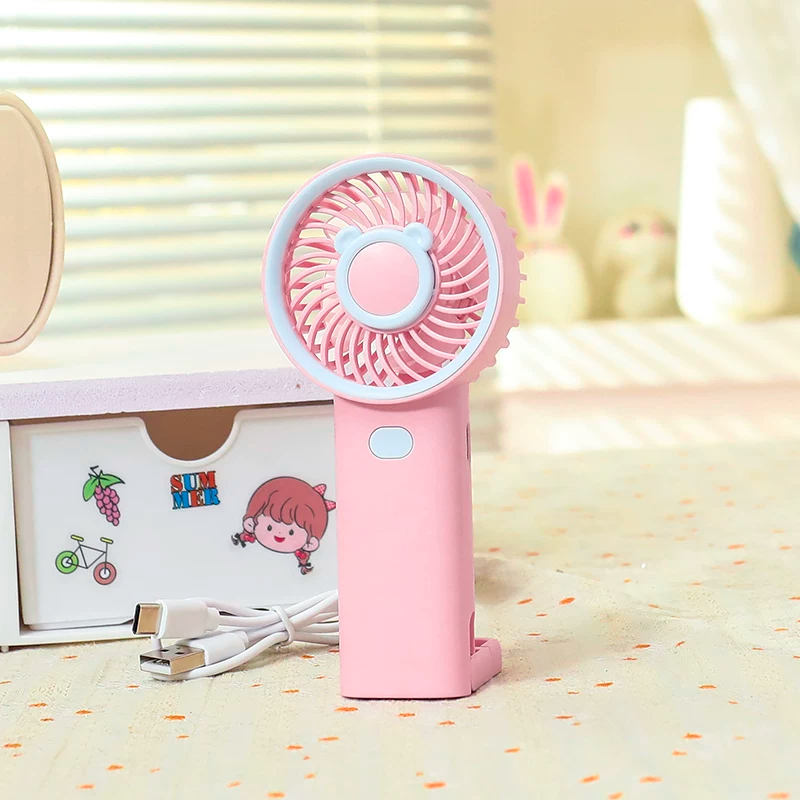 Pastel Three Speed Rechargable Fan ( 1pc )