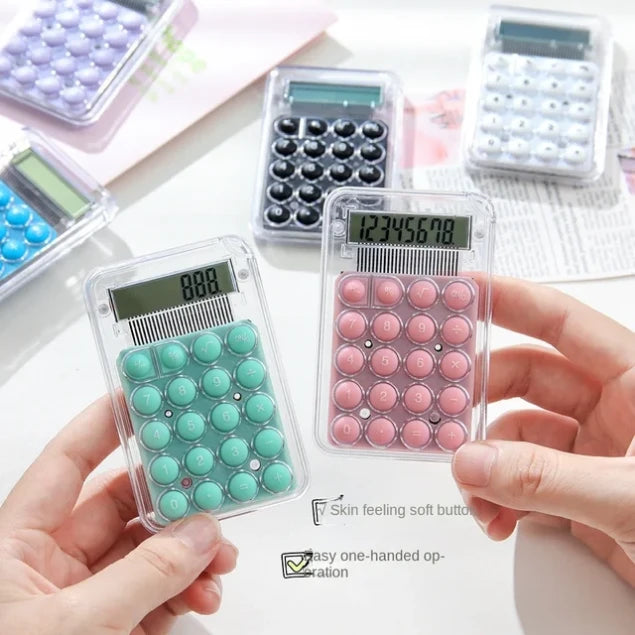 Transparent Mini Calculator ( 1pc )