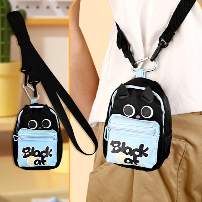 Mini Backpack Sling Style Coin Pouch with Keychain ( 1pc )