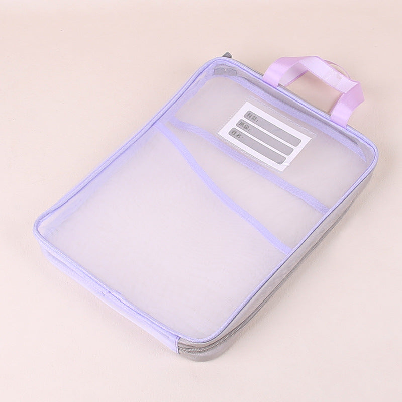 Aesthetic Mesh File Folder / Document Vertical Folder Organizer A4 ( 1pc )