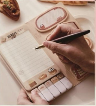 Coffee Bakery Theme Sticky Notes Set ( 1pc )