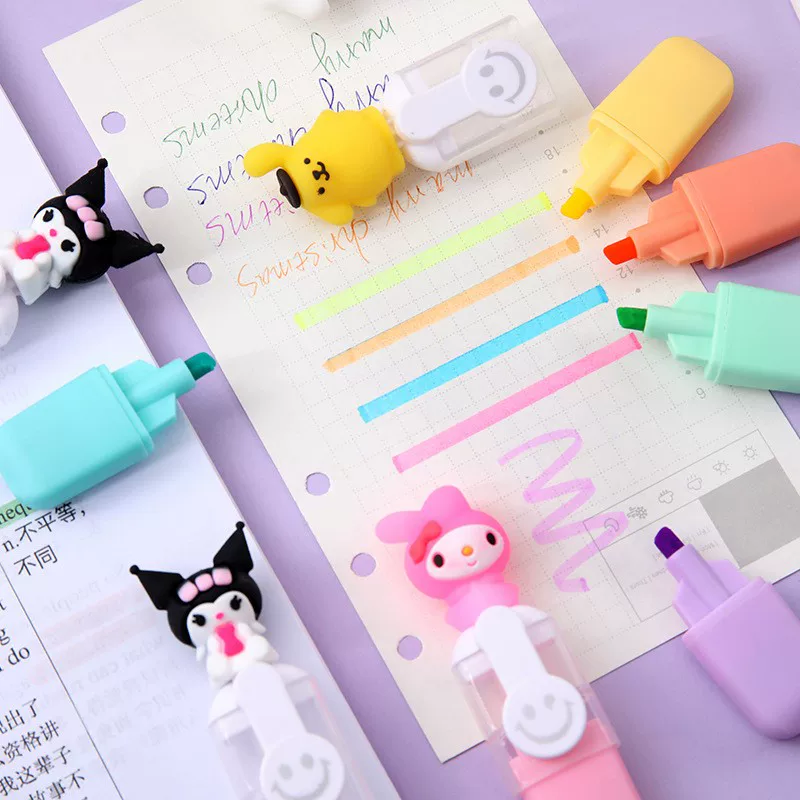 Sanrio Highlighter Set ( 6pcs )