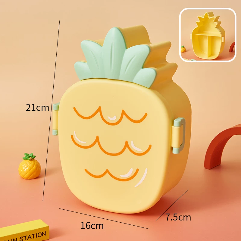 Strawberry Pineapple Snack Lunch Bento Box ( 1pc )