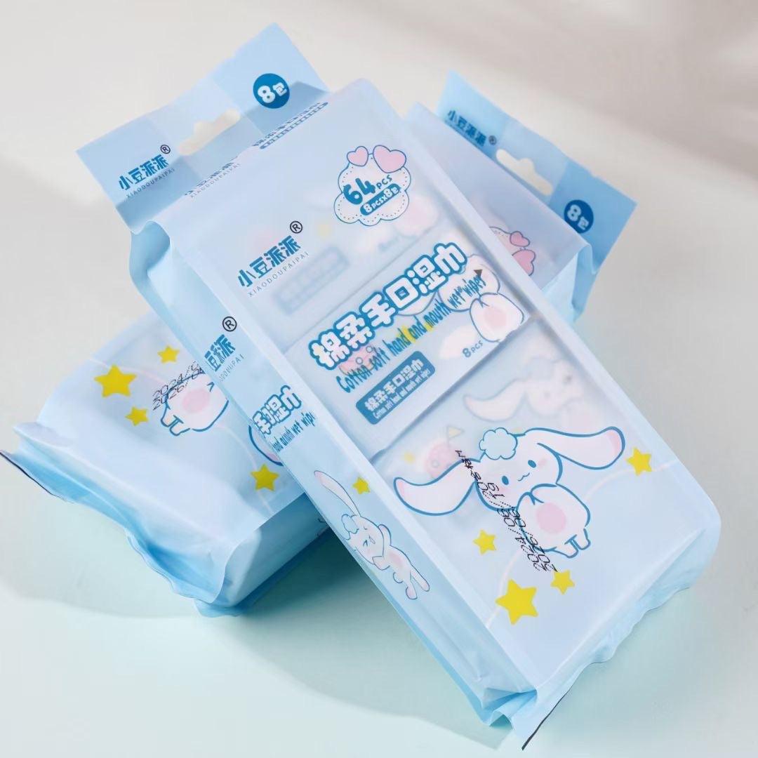 Sanrio Wet Tissue Pack ( 8 Packs )