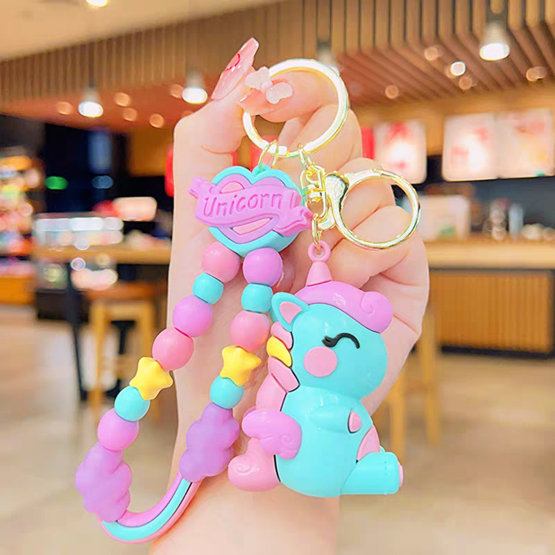 Unicorn Charm Keychain ( 1pc )