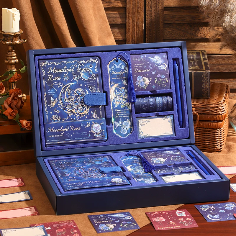 Rose & Butterfly Vintage Journaling Gift Set ( 1set )